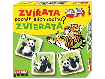 Pexetrio Kids Zvířata Poznáš jejich rodinu?