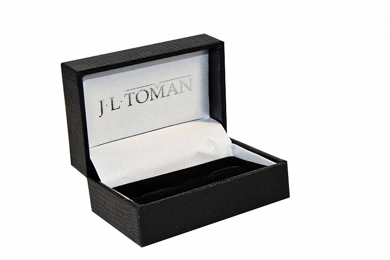 Elegantní stříbrné manžetové knoflíčky s decentním gravírováním Ag 925/1000