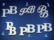 Manžetové knoflíčky s monogramem PB