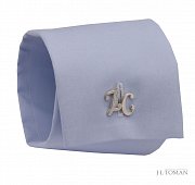 Luxusní set manžetových knoflíčků a ozdoby do klopy s monogramem ZC č.7 vyrobené na zakázku