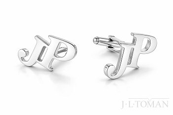 Manžetové knoflíčky s monogramem JP č.3
