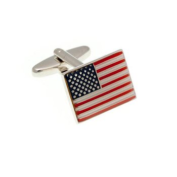 Manžetové knoflíčky s motivem vlajky USA
