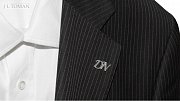 Stříbrné manžetové knoflíčky s monogramem DN č. 13  vyrobené na zakázku podle grafického návrhu